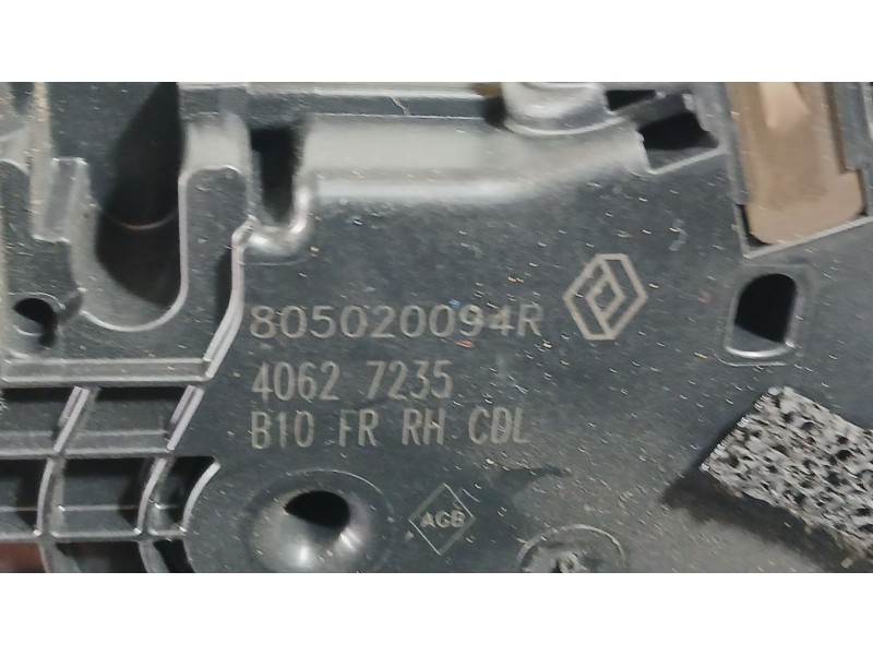 Recambio de cerradura puerta delantera derecha para renault zoe (bfm_) zoe referencia OEM IAM 805026245R  