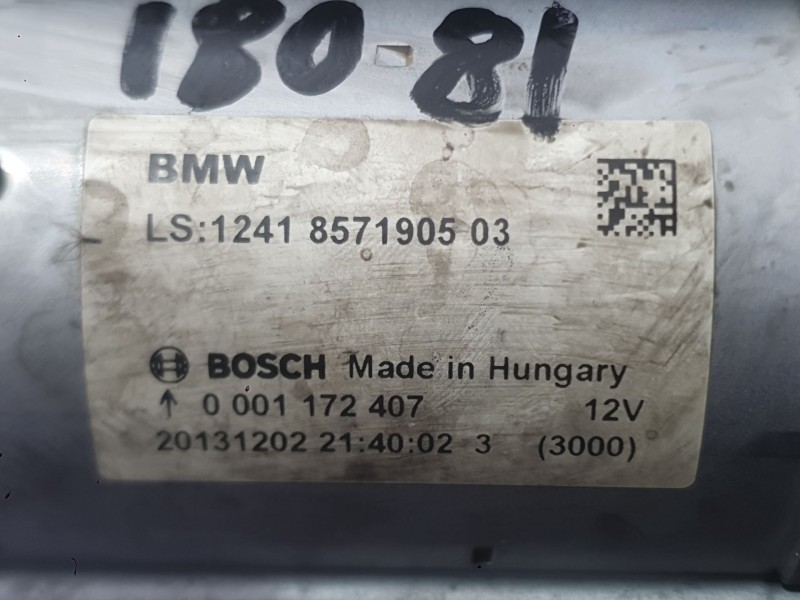 Recambio de motor arranque para bmw 1 (f21) 116 d referencia OEM IAM 12417638192 12418587708 