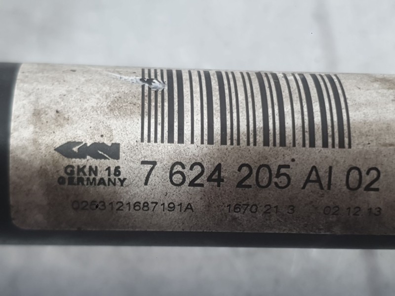 Recambio de transmision trasera izquierda para bmw 1 (f21) 116 d referencia OEM IAM 33207624205  