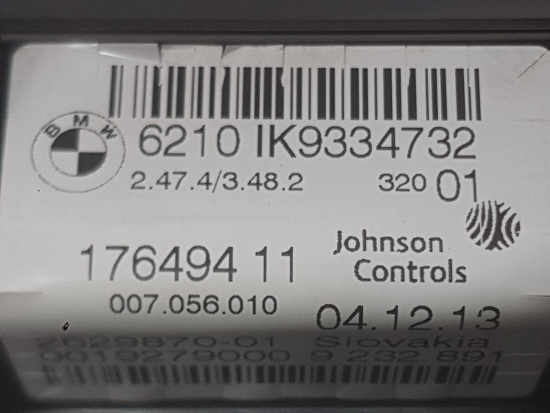 Recambio de cuadro instrumentos para bmw 1 (f21) 116 d referencia OEM IAM 51459270595  