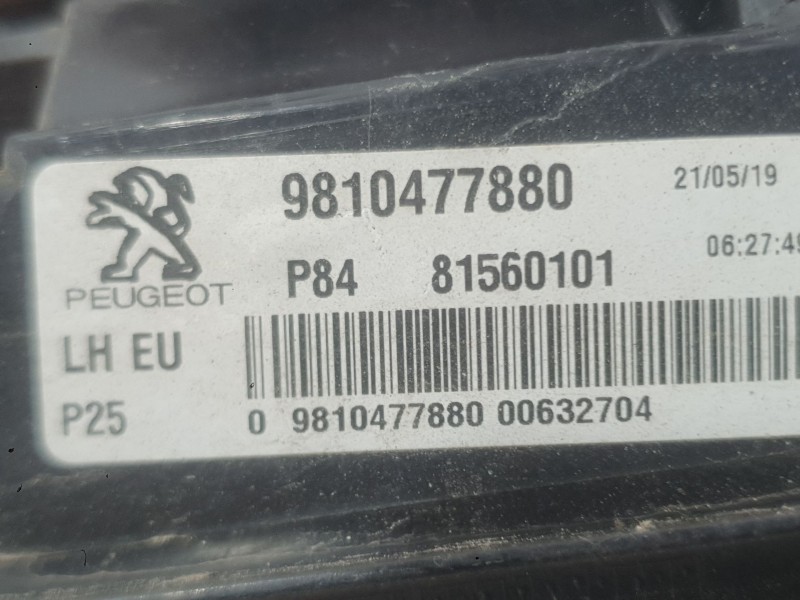 Recambio de piloto trasero izquierdo interior para peugeot 3008 ii suv (mc_, mr_, mj_, m4_) 1.2 thp/ puretech 130 (mrhnsm, mrhns