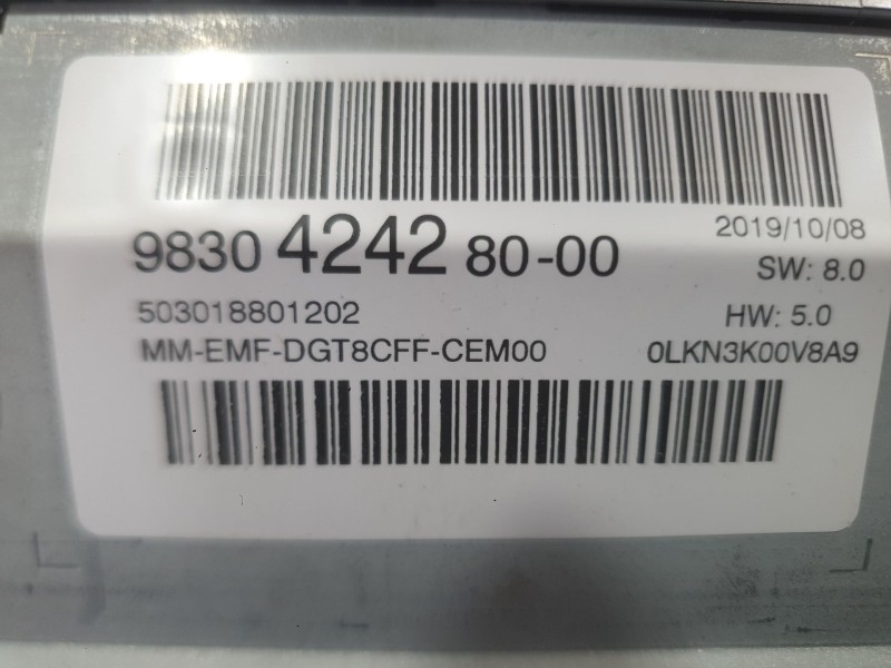 Recambio de sistema navegacion gps para peugeot 3008 ii suv (mc_, mr_, mj_, m4_) 1.2 thp/ puretech 130 (mrhnsm, mrhnsu, mrhnsj, 