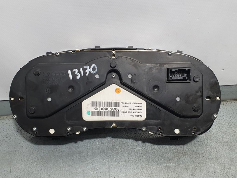 Recambio de cuadro instrumentos para peugeot 307 (s1) xs referencia OEM IAM 9636708880 NS0772971G SAGEM