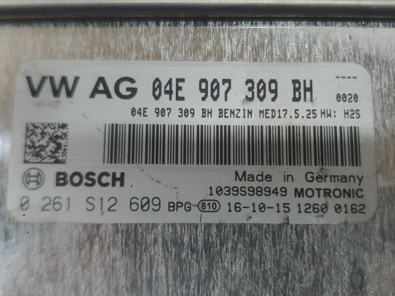 Recambio de centralita motor uce para seat leon st (5f8) 1.4 tsi referencia OEM IAM 04E906027HB  