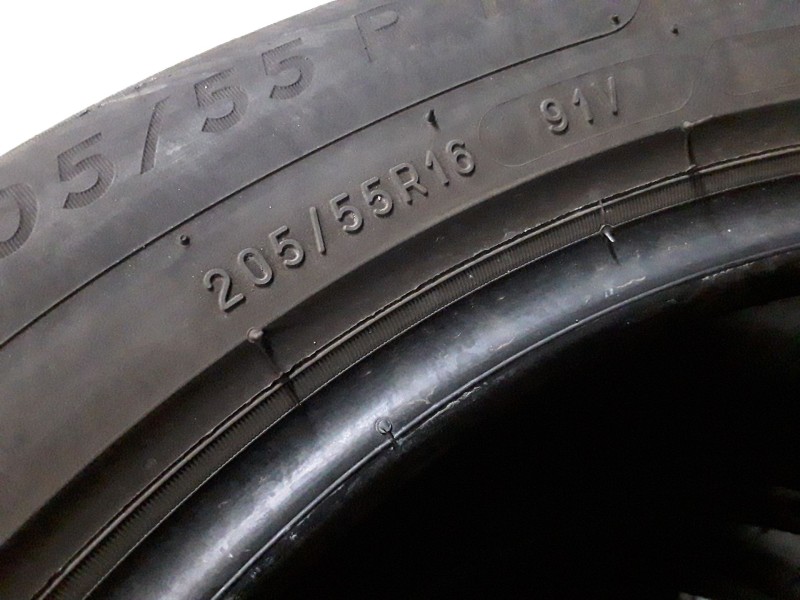 Recambio de neumatico pareja para neumaticos reutilizados - referencia OEM IAM 205551691V MICHELIN 205/55/16/91V