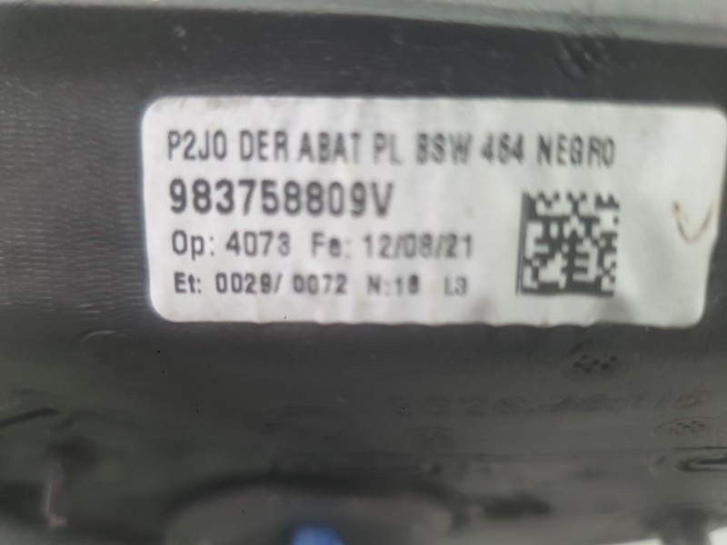 Recambio de retrovisor derecho para opel corsa f (p2jo) 1.2 (68) referencia OEM IAM 983769791T ELECTRICO C/LUZ CORTESÍA LED 