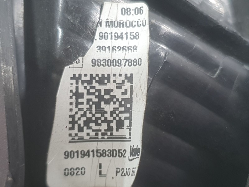 Recambio de piloto trasero izquierdo interior para opel corsa f (p2jo) 1.2 (68) referencia OEM IAM 9830097880  
