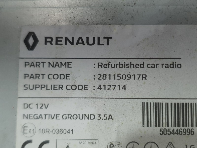 Recambio de sistema navegacion gps para renault clio iv (bh_) 1.5 dci 90 referencia OEM IAM 280210769R  