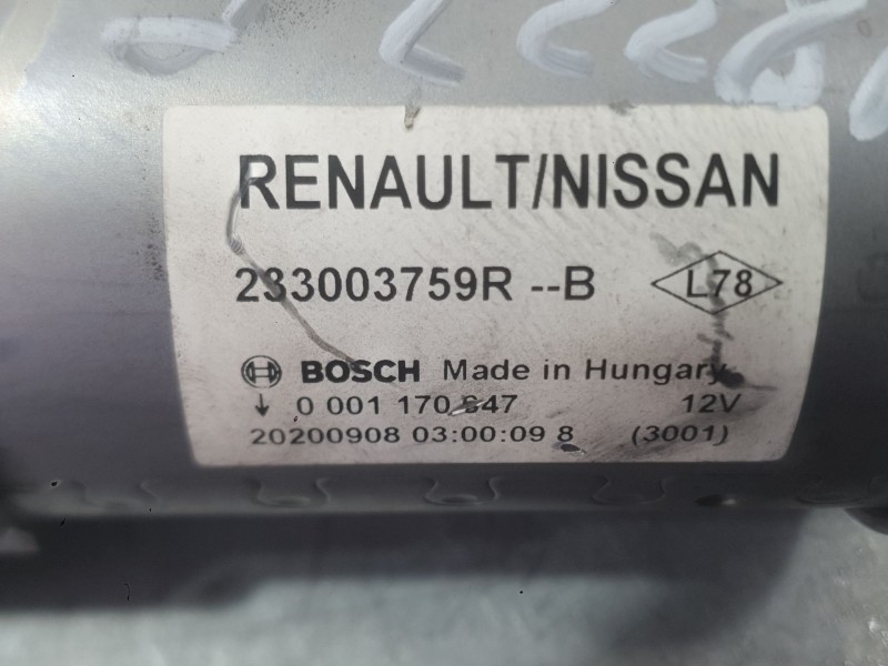 Recambio de motor arranque para mercedes-benz citan furgón/monospace (w415) 109 cdi (415.603, 415.605) referencia OEM IAM A41590
