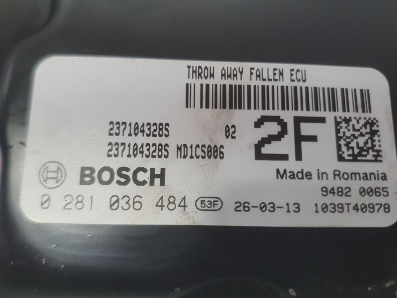 Recambio de centralita motor uce para mercedes-benz citan furgón/monospace (w415) 109 cdi (415.603, 415.605) referencia OEM IAM 