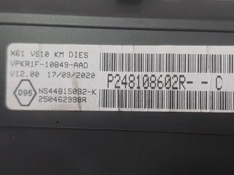 Recambio de cuadro instrumentos para mercedes-benz citan furgón/monospace (w415) 109 cdi (415.603, 415.605) referencia OEM IAM A