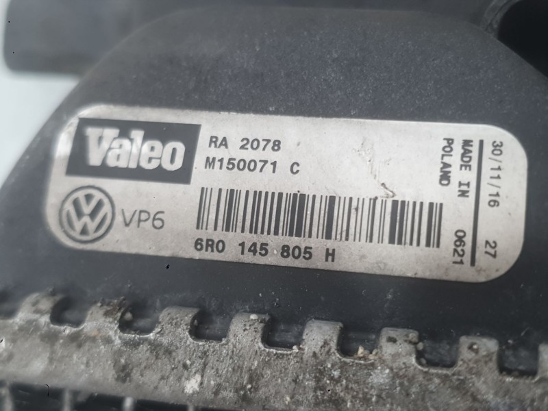 Recambio de radiador agua adicional para seat ibiza iv (6j5, 6p1) 1.2 tsi referencia OEM IAM   