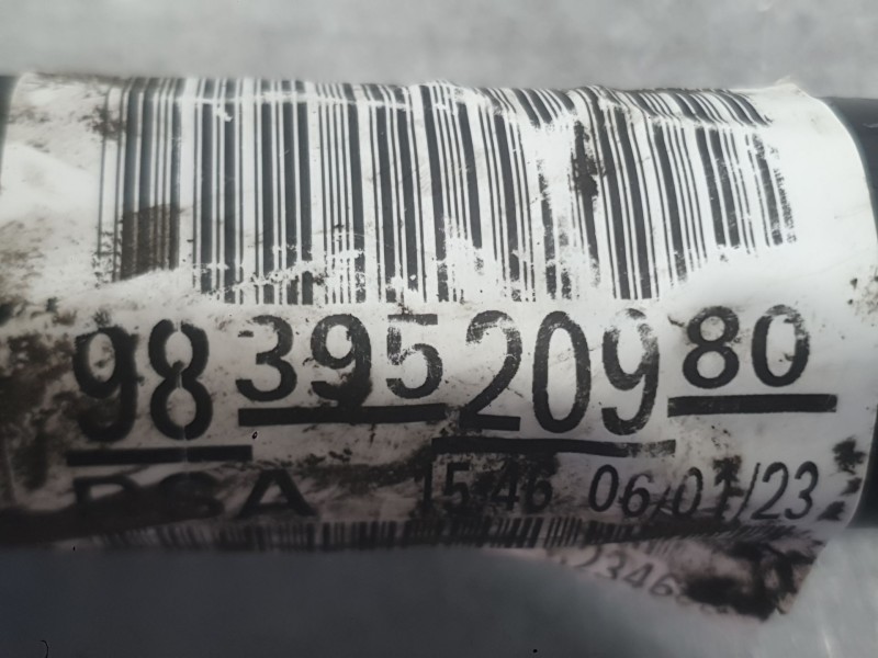 Recambio de transmision delantera izquierda para fiat scudo furgoneta 1.5 multijet 100 (506) referencia OEM IAM 6001080249 98376