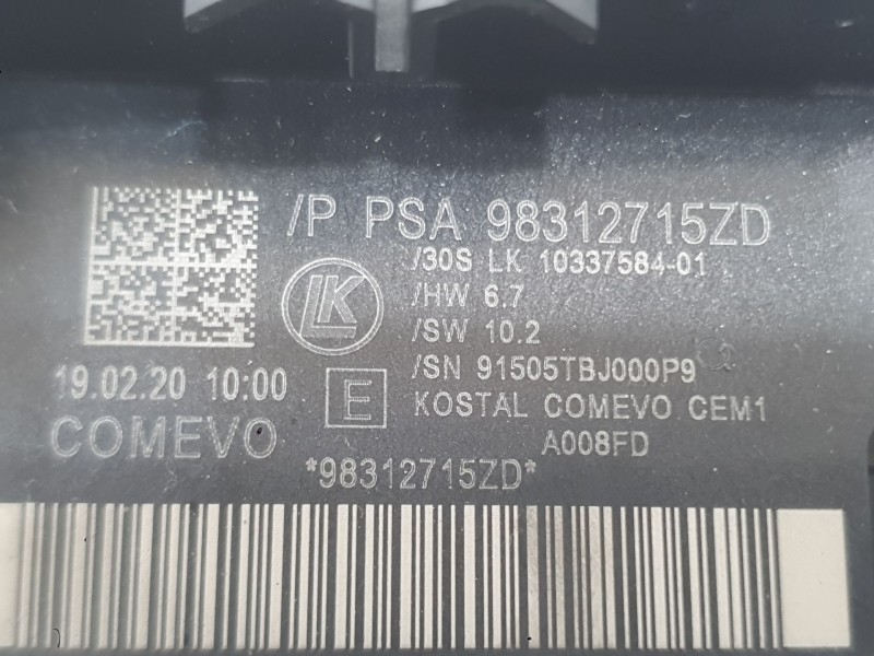 Recambio de mando luces y limpia para citroën c3 iii (sx) 1.5 bluehdi 100 (sxyhyp, sxyhtu) referencia OEM IAM 98035106ZD  