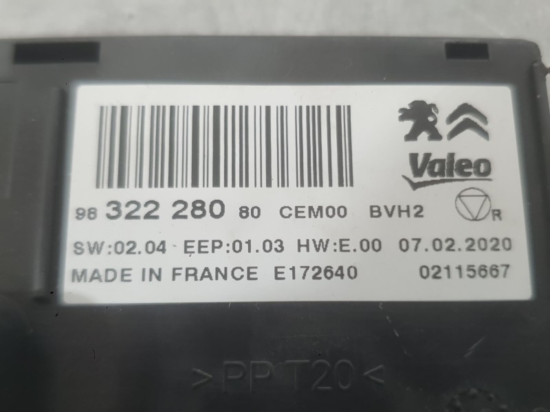 Recambio de modulo electronico para citroën c3 iii (sx) 1.5 bluehdi 100 (sxyhyp, sxyhtu) referencia OEM IAM   