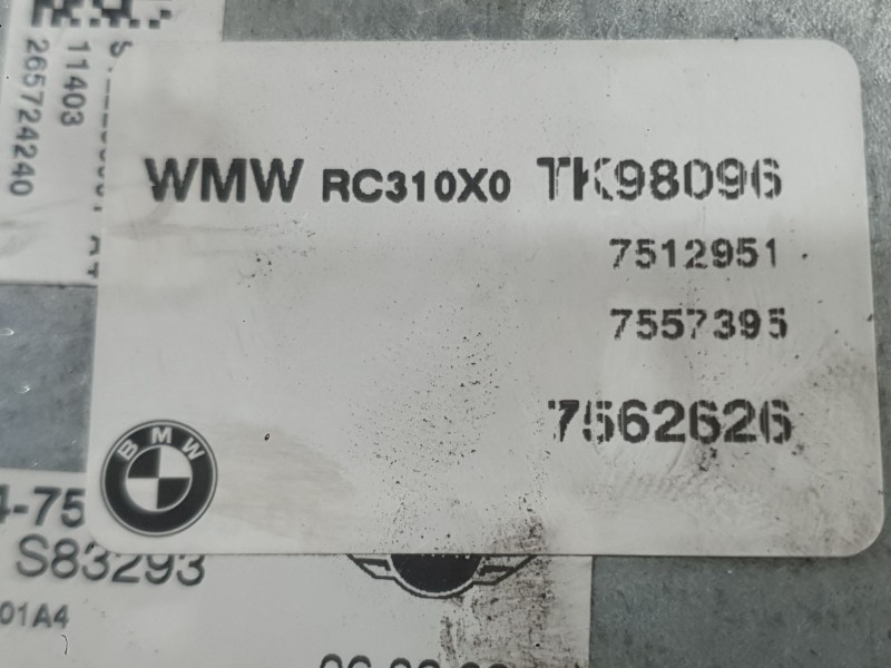 Recambio de centralita motor uce para mini mini (r50, r53) cooper referencia OEM IAM 12147562624  