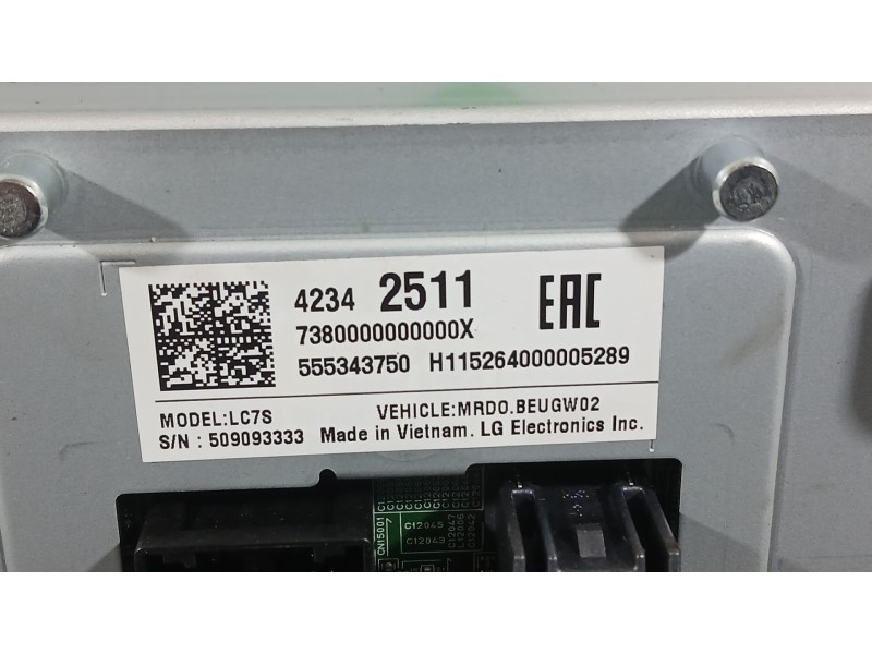 Recambio de sistema navegacion gps para opel astra k (b16) 1.0 turbo (68) referencia OEM IAM   