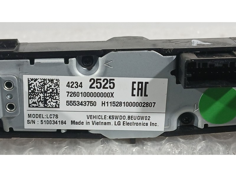 Recambio de mando radio para opel astra k (b16) 1.0 turbo (68) referencia OEM IAM   
