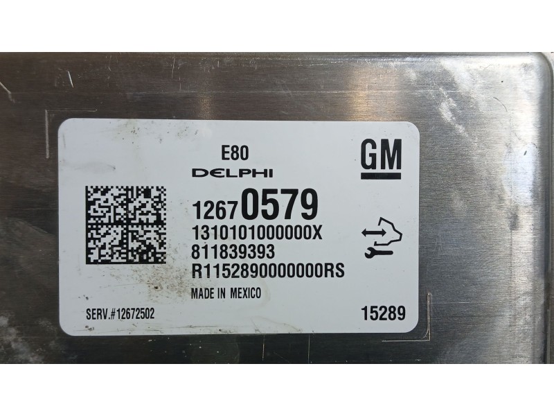 Recambio de centralita motor uce para opel astra k (b16) 1.0 turbo (68) referencia OEM IAM 19420197  