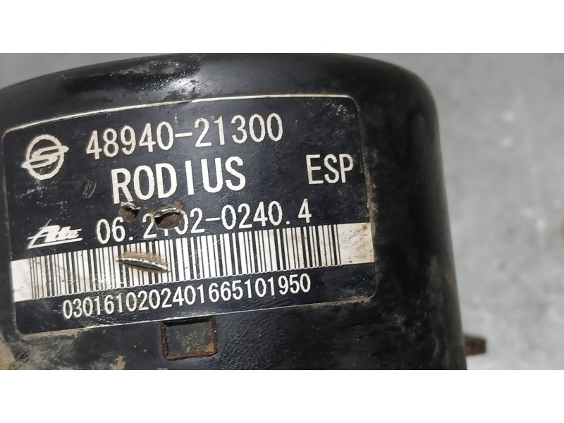 Recambio de abs para ssangyong rodius i 2.7 xdi referencia OEM IAM 4891021510  