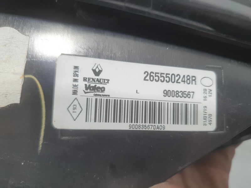 Recambio de piloto trasero izquierdo interior para renault megane iv hatchback (b9a/m/n_) 1.5 blue dci 115 (b9a6) referencia OEM