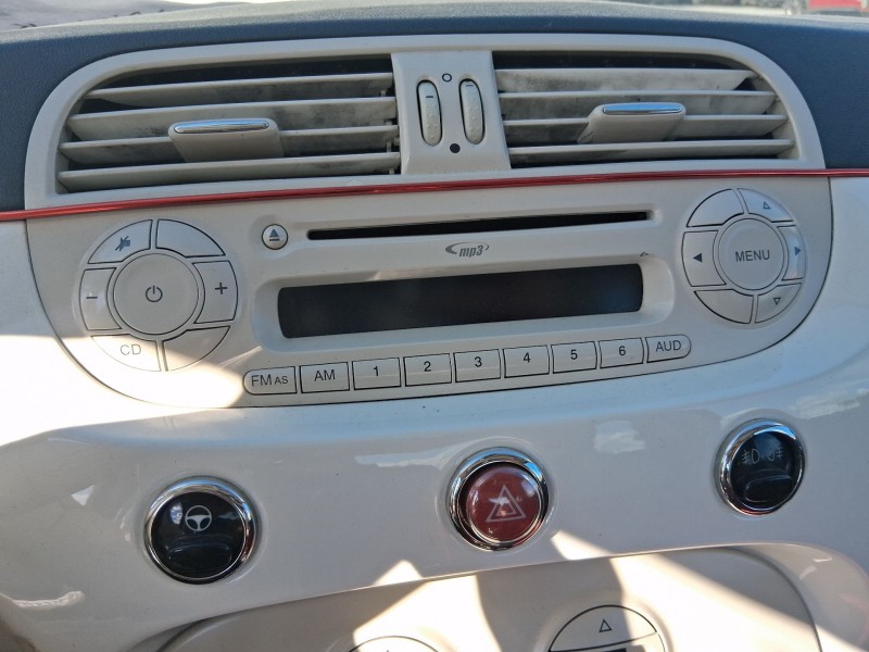 Recambio de sistema audio / radio cd para fiat 500 (312_) 1.2 (312axa1a) referencia OEM IAM 735585258  