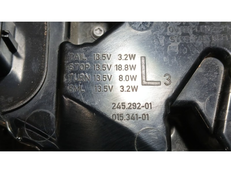 Recambio de piloto trasero izquierdo exterior para tesla model y ev a las 4 ruedas referencia OEM IAM 150208600D  
