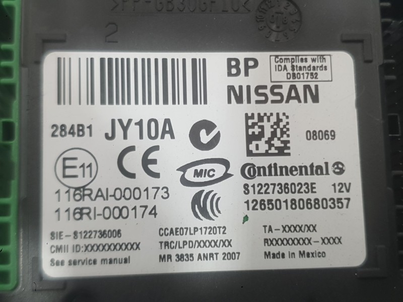 Recambio de caja reles / fusibles para renault koleos i (hy_) 2.0 dci (hy0k) referencia OEM IAM 252360745R  