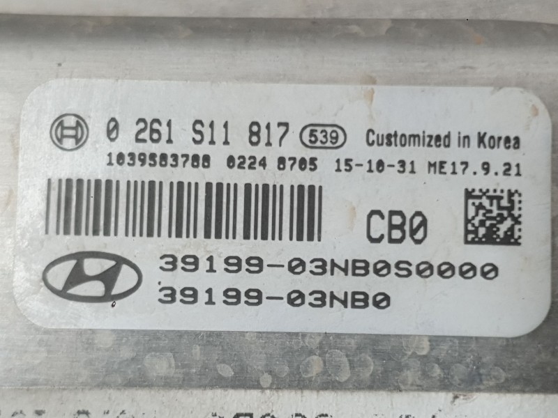 Recambio de centralita motor uce para hyundai i30 (gd) 1.4 referencia OEM IAM 391102BGB0  