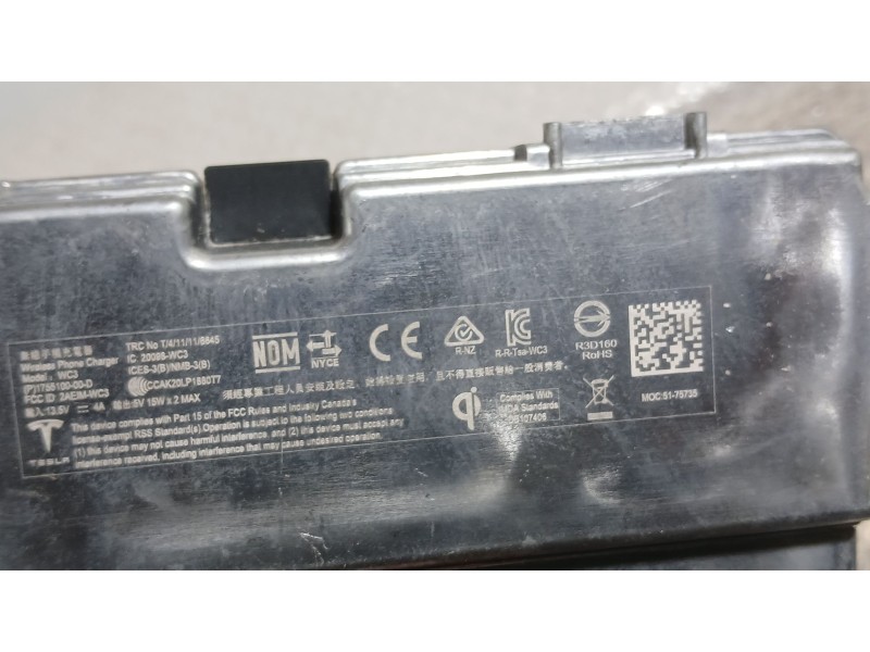 Recambio de cargador inductivo para tesla model y ev a las 4 ruedas referencia OEM IAM   