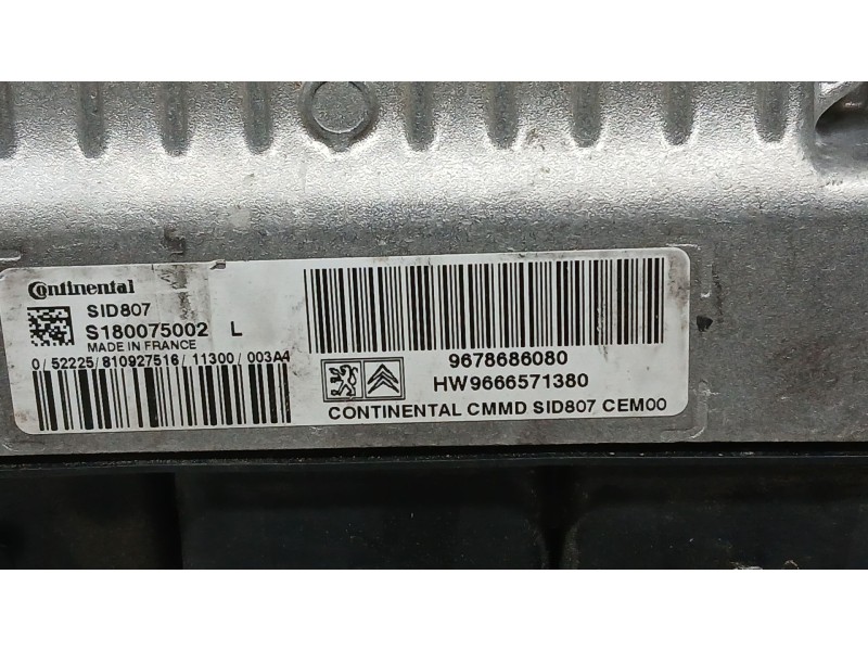 Recambio de centralita motor uce para peugeot 5008 (0u_, 0e_) 1.6 hdi referencia OEM IAM 9678686080 CONTINENTAL S180075002