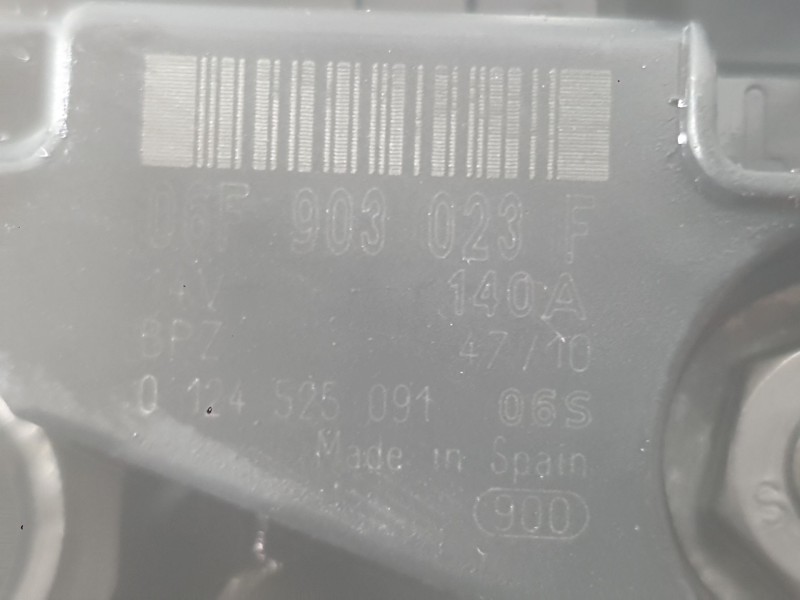 Recambio de alternador para seat ibiza iv (6j5, 6p1) 1.6 tdi referencia OEM IAM 06F903023FX 038903018PX 