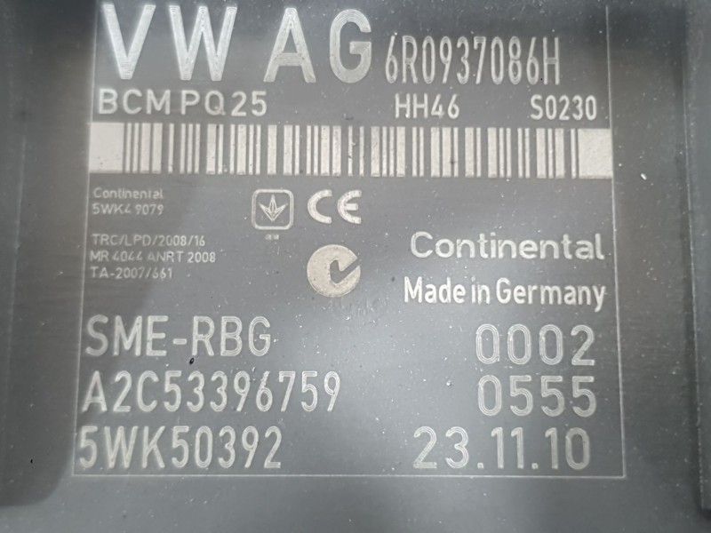 Recambio de caja reles / fusibles para seat ibiza iv (6j5, 6p1) 1.6 tdi referencia OEM IAM 6R0937548F  