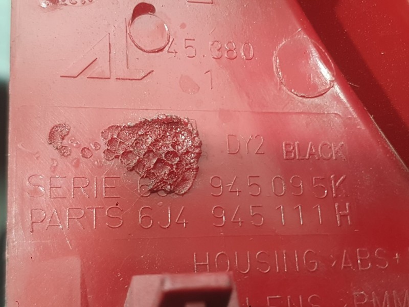 Recambio de piloto trasero izquierdo para seat ibiza iv (6j5, 6p1) 1.6 tdi referencia OEM IAM 6J4945095K 6J4945095H 