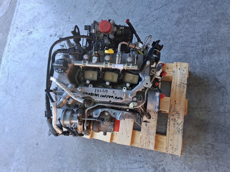 Recambio de motor completo para opel astra k (b16) 1.0 turbo (68) referencia OEM IAM LE1 95522453 CARTER Y SUBCARTER ROTO 3X0286