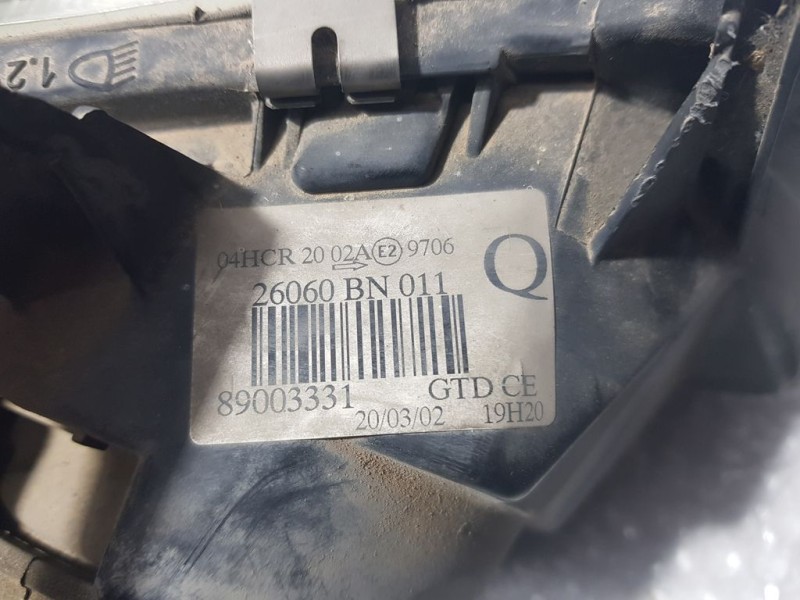 Recambio de faro izquierdo para nissan almera (n16/e) comfort referencia OEM IAM 26060BN011 89003331 PATA REPARADA