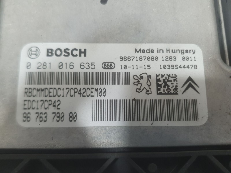 Recambio de centralita motor uce para citroën c5 iii (rd_) 2.2 hdi 200 referencia OEM IAM 1944C8  