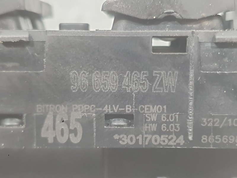 Recambio de mando elevalunas delantero izquierdo para citroën c5 iii (rd_) 2.2 hdi 200 referencia OEM IAM 6490F7  