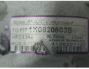 Recambio de compresor aire acondicionado para volkswagen golf v (1k1) 2.0 sdi referencia OEM IAM 1K0820808F  