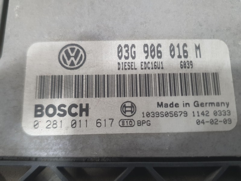 Recambio de centralita motor uce para volkswagen golf v (1k1) 2.0 sdi referencia OEM IAM 03G906016GJ  