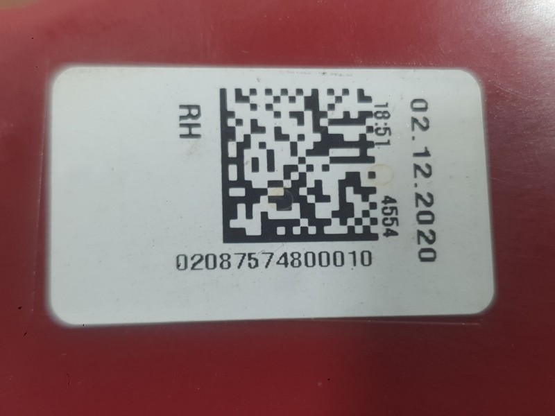 Recambio de piloto trasero derecho interior para hyundai i20 iii (bc3, bi3) 1.0 t-gdi referencia OEM IAM 92404Q0000  