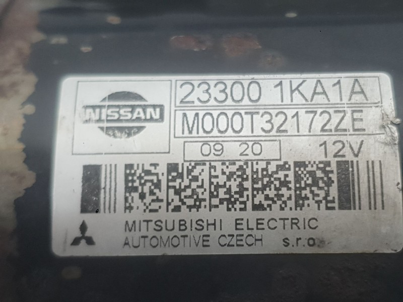 Recambio de motor arranque para nissan juke (f15) 1.6 referencia OEM IAM 23300EE01C  
