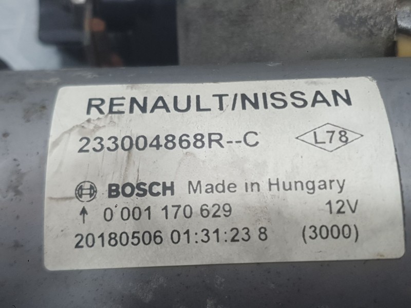 Recambio de motor arranque para nissan juke (f15) 1.5 dci referencia OEM IAM 2330000Q6L  