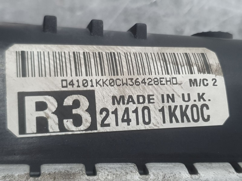 Recambio de radiador agua para nissan juke (f15) 1.5 dci referencia OEM IAM 21410BA62A  