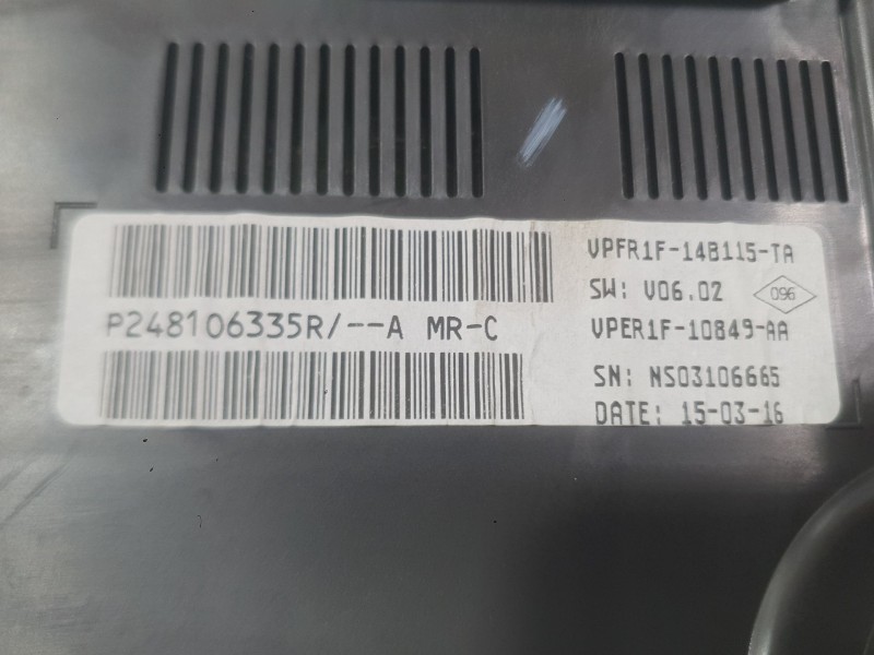 Recambio de cuadro instrumentos para renault megane iv hatchback (b9a/m/n_) 1.2 tce 130 (b9mr) referencia OEM IAM 248104299R  