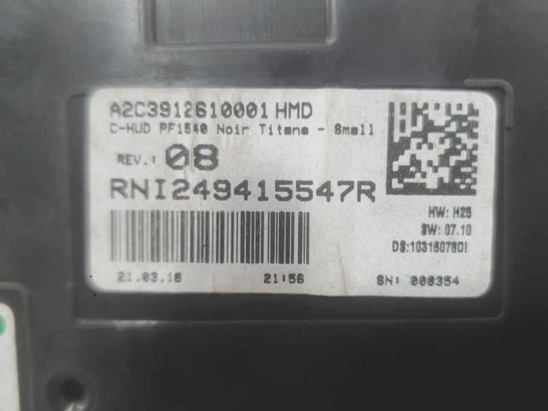 Recambio de modulo electronico para renault megane iv hatchback (b9a/m/n_) 1.2 tce 130 (b9mr) referencia OEM IAM   