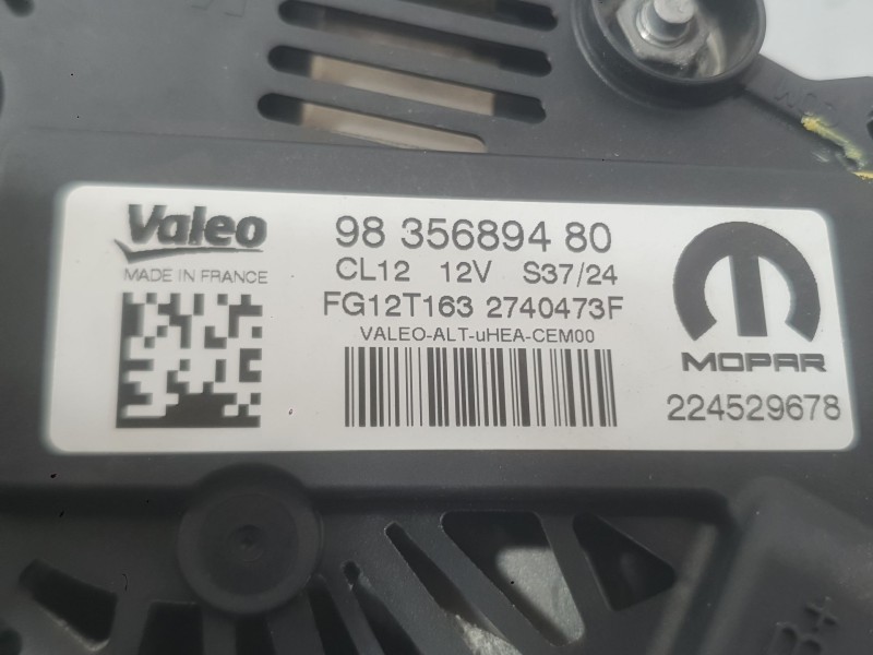 Recambio de alternador para peugeot 208 ii (ub_, up_, uw_, uj_) 1.2 puretech 100 referencia OEM IAM 9865403280  