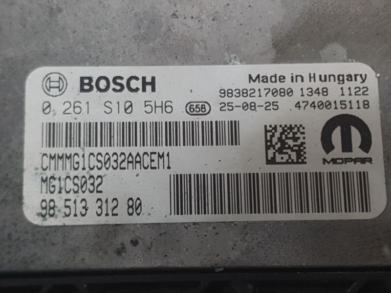 Recambio de centralita motor uce para peugeot 208 ii (ub_, up_, uw_, uj_) 1.2 puretech 100 referencia OEM IAM 1675653780  