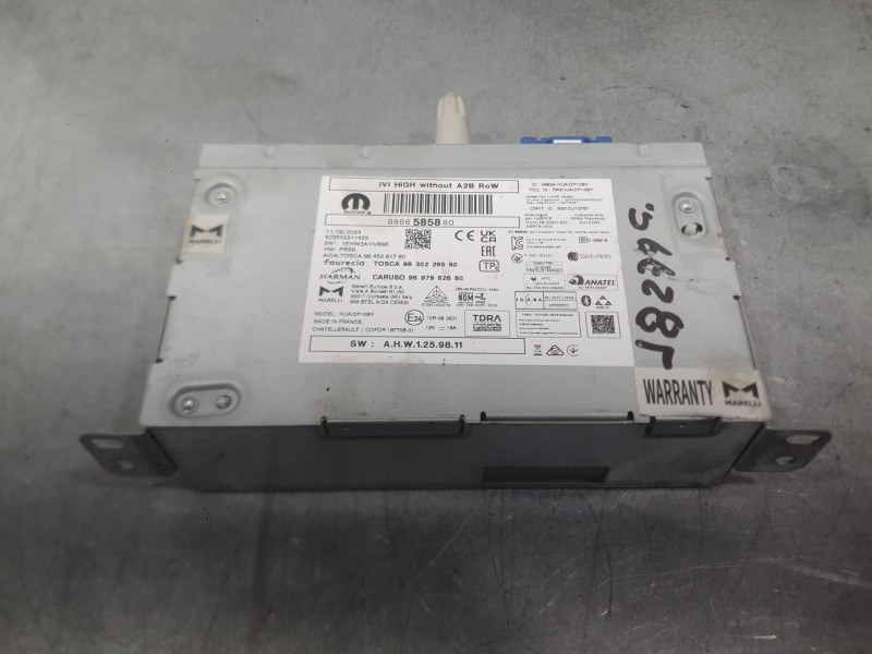 Recambio de sistema audio / radio para peugeot 208 ii (ub_, up_, uw_, uj_) 1.2 puretech 100 referencia OEM IAM   