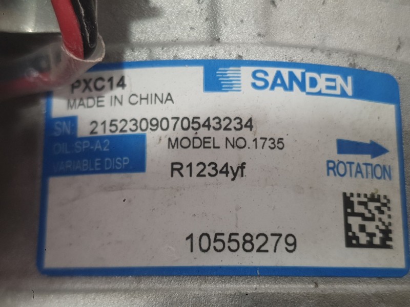 Recambio de compresor aire acondicionado para mg hs (as23) 1.5 t (sas23) referencia OEM IAM 11597568  
